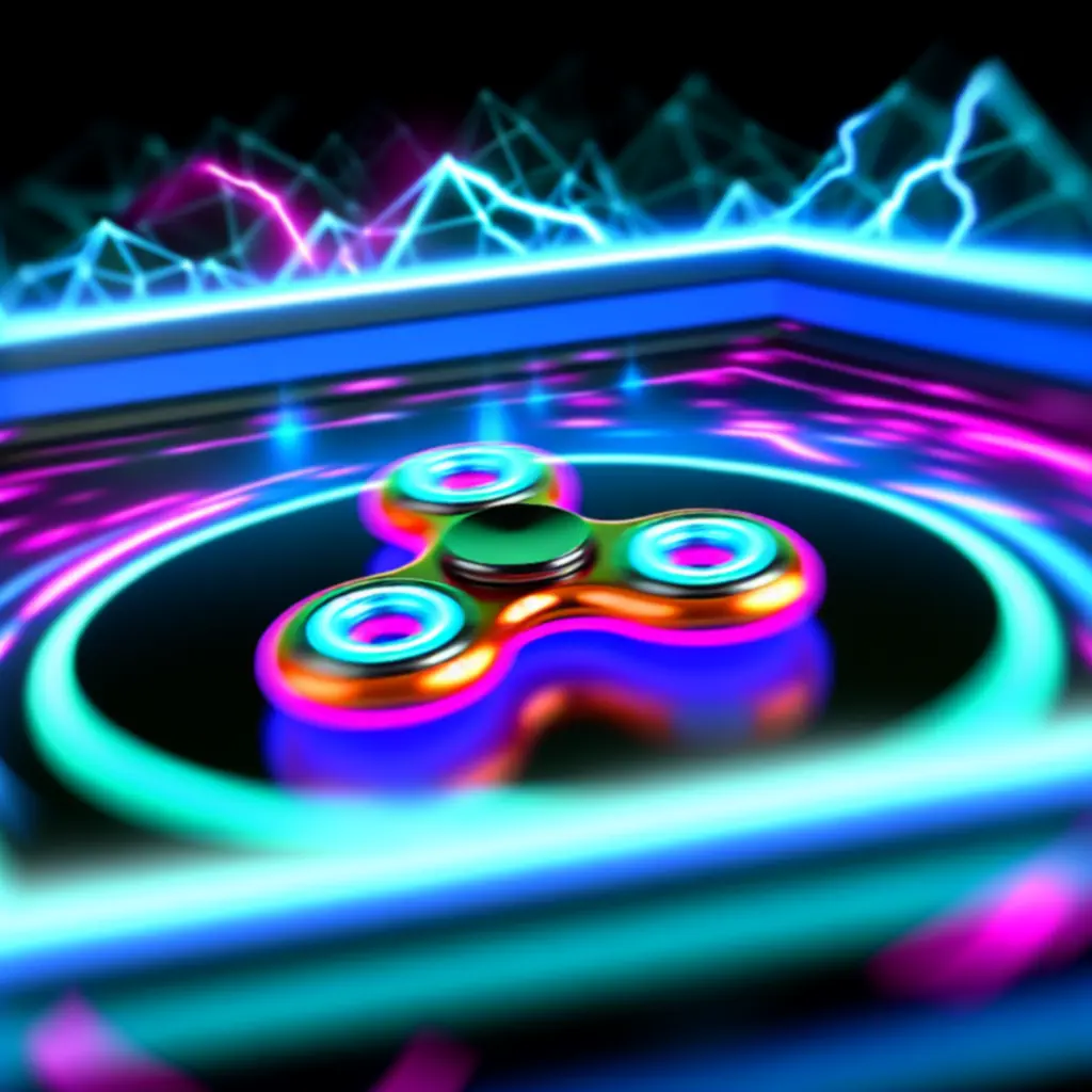 Neonfényes Draw Finger Spinner letöltési illusztráció