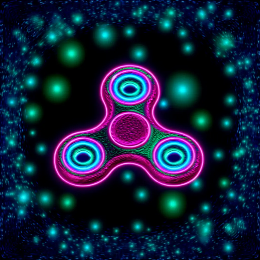 Draw Finger Spinner neon háttérkép mobileszközre
